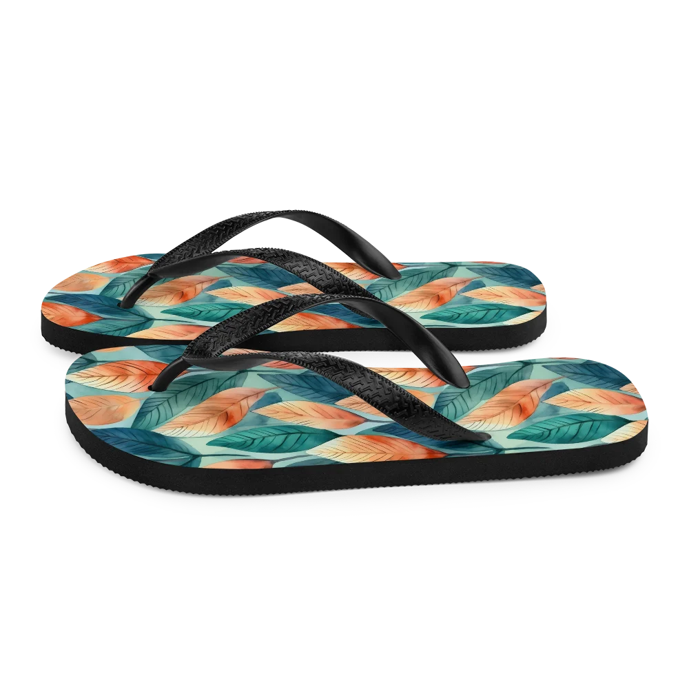 Leafy Minimalism Flip-flops