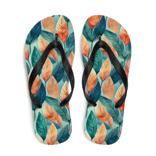 Leafy Minimalism Flip-flops