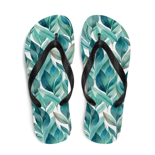 Leafy Chic Flip-flops