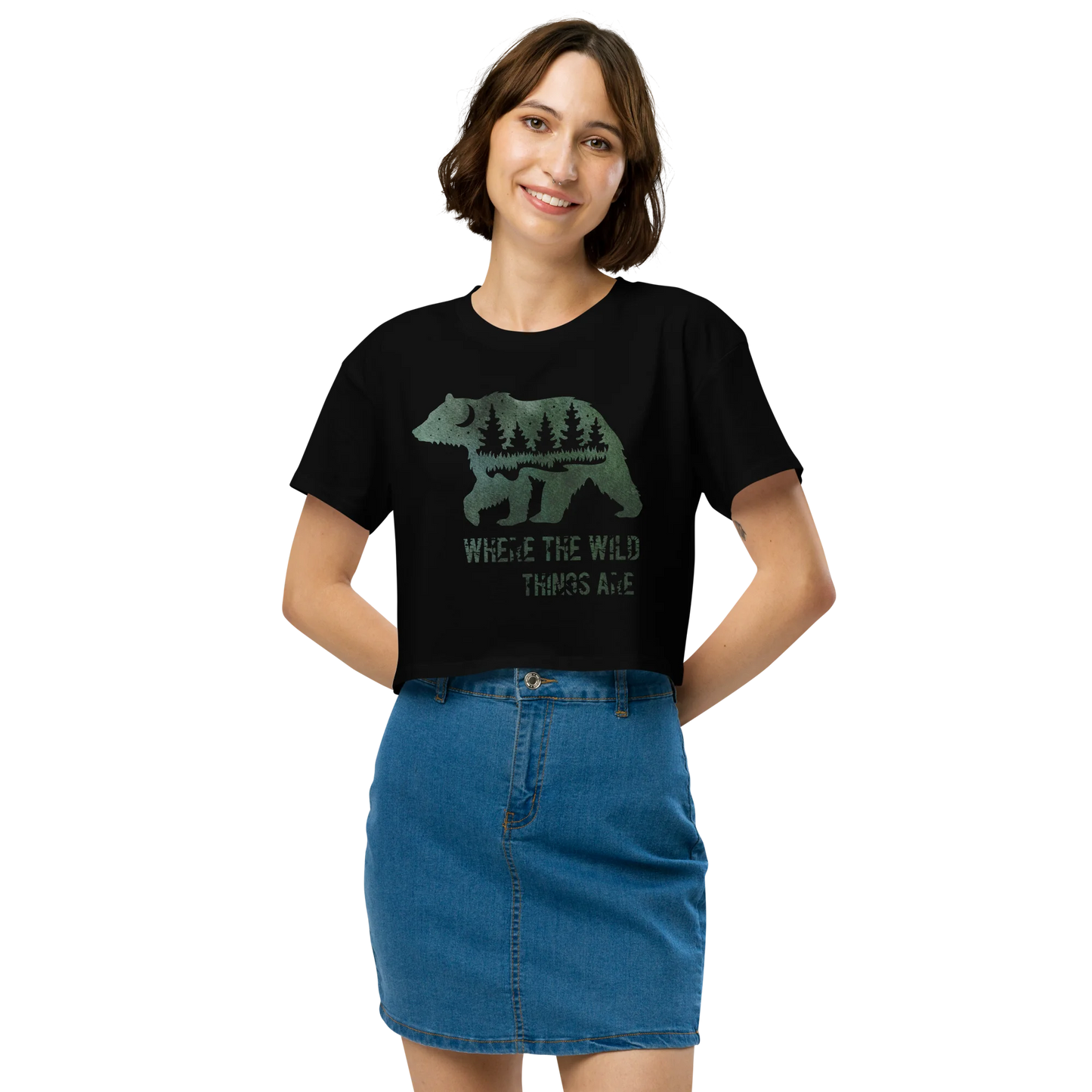 "Where the Wild Things Are" Crop Top T-shirt