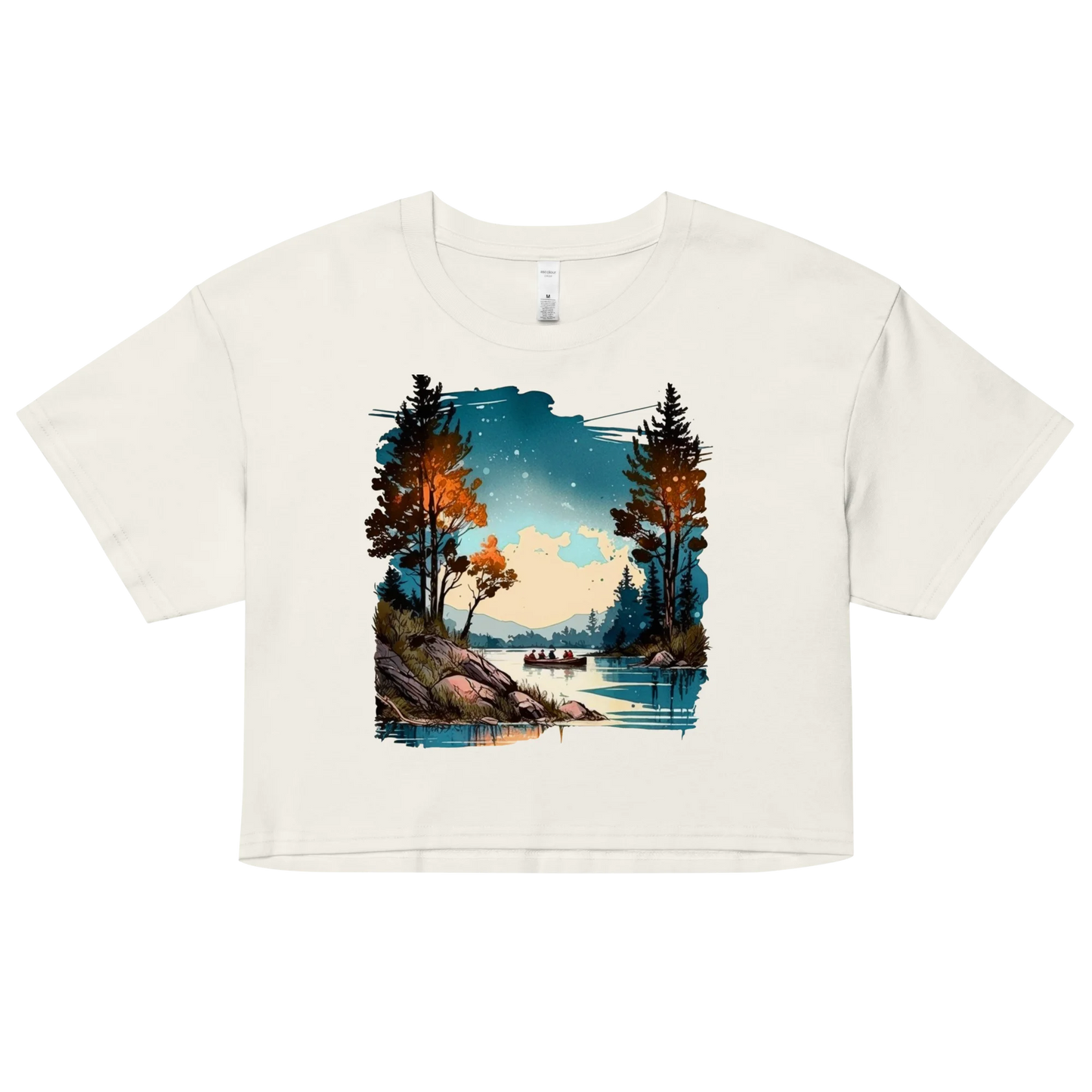 "Where Adventure Begins" Crop Top T-shirt
