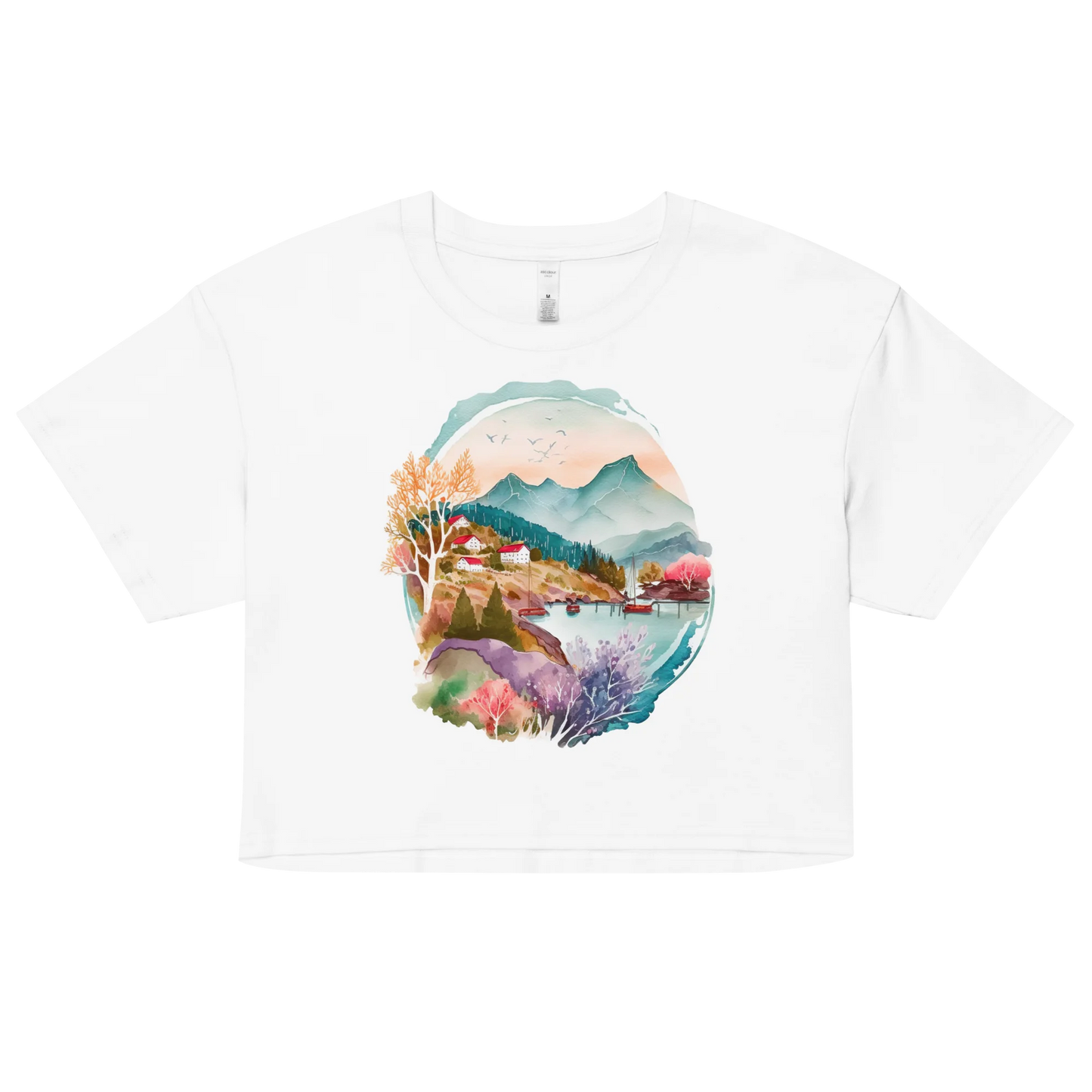 "Forest Whispers" Crop Top T-shirt