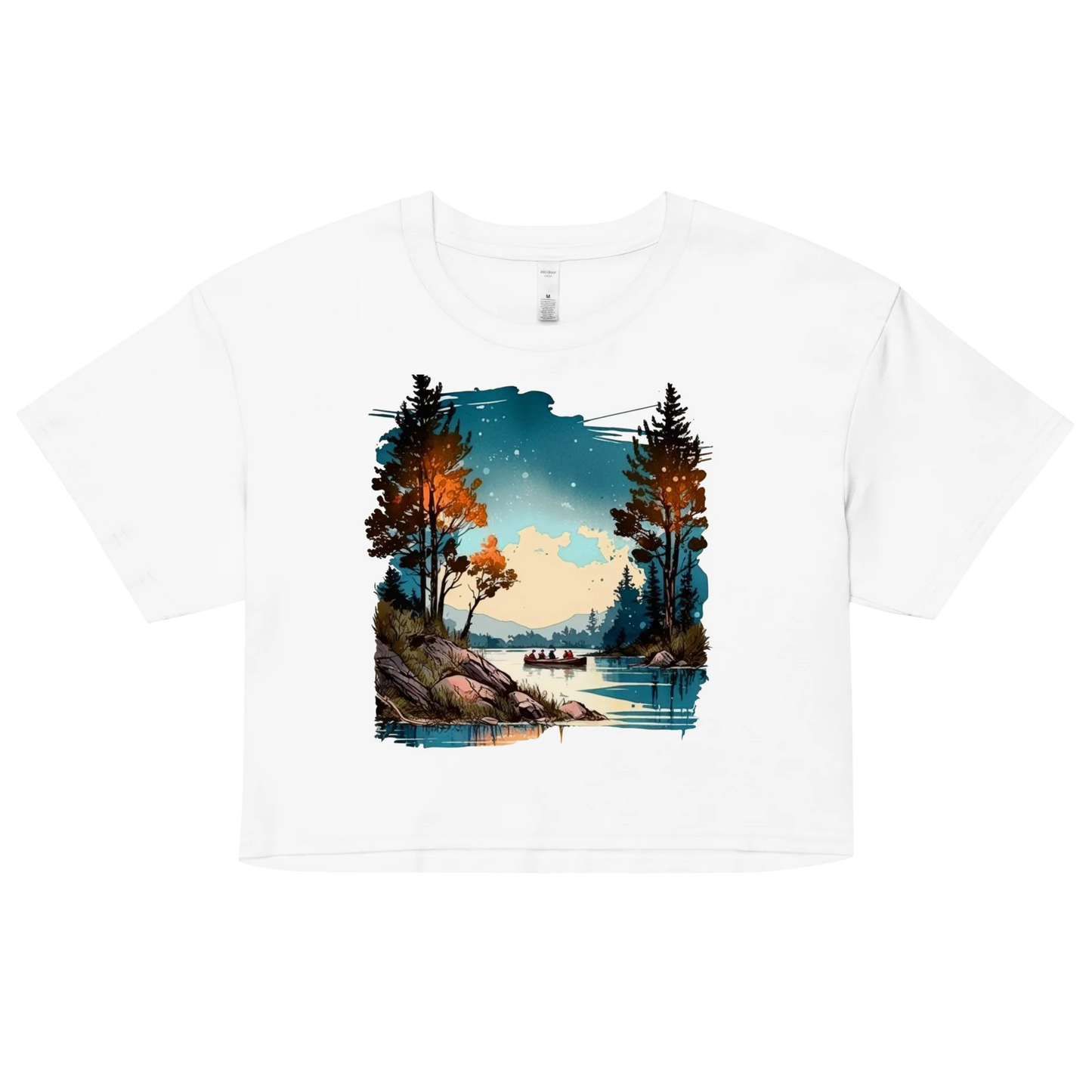 "Where Adventure Begins" Crop Top T-shirt