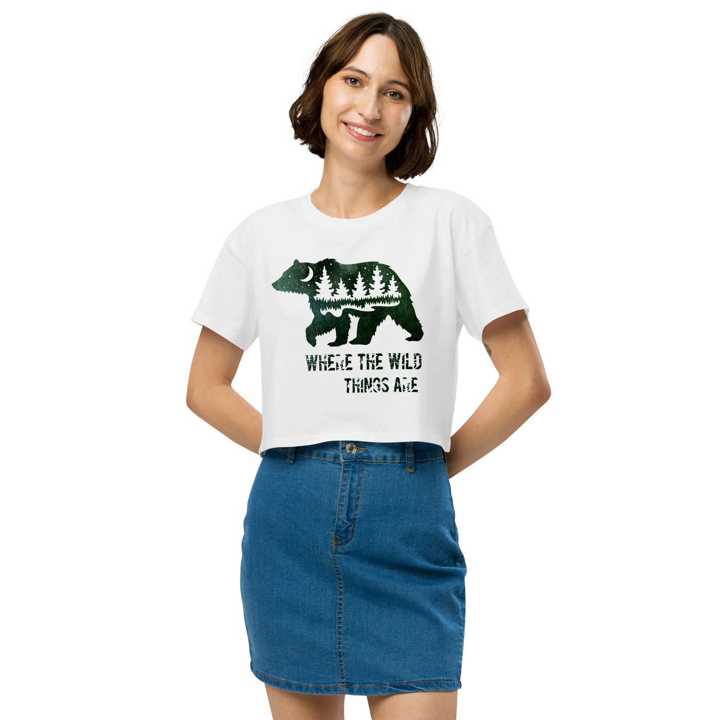 "Where the Wild Things Are" Crop Top T-shirt