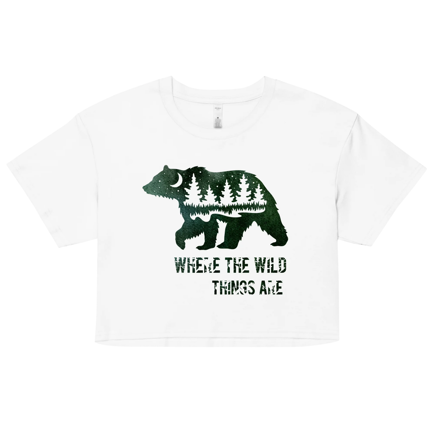 "Where the Wild Things Are" Crop Top T-shirt