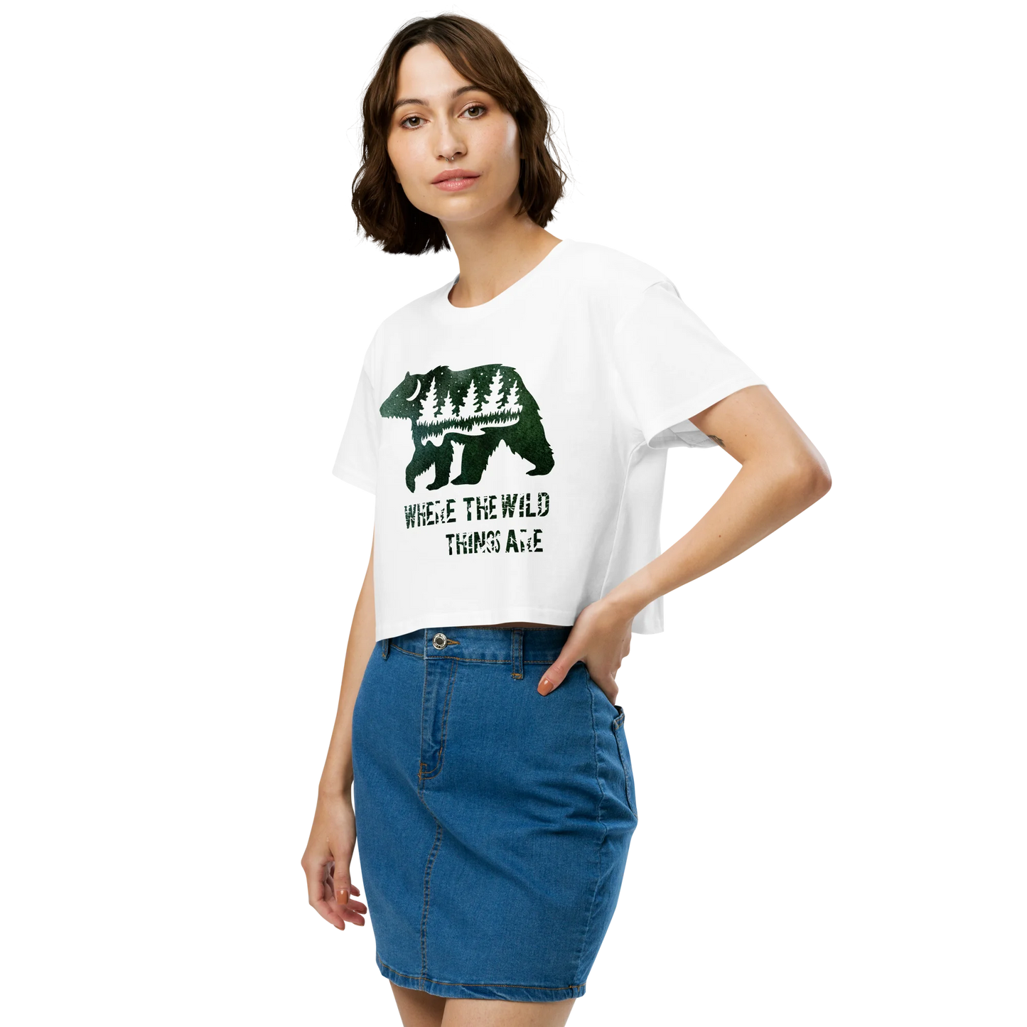 "Where the Wild Things Are" Crop Top T-shirt