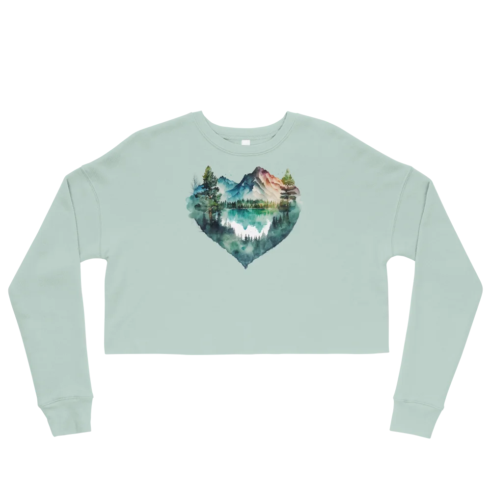 "Falling in Love with the Forest" Crop Sweatshirt