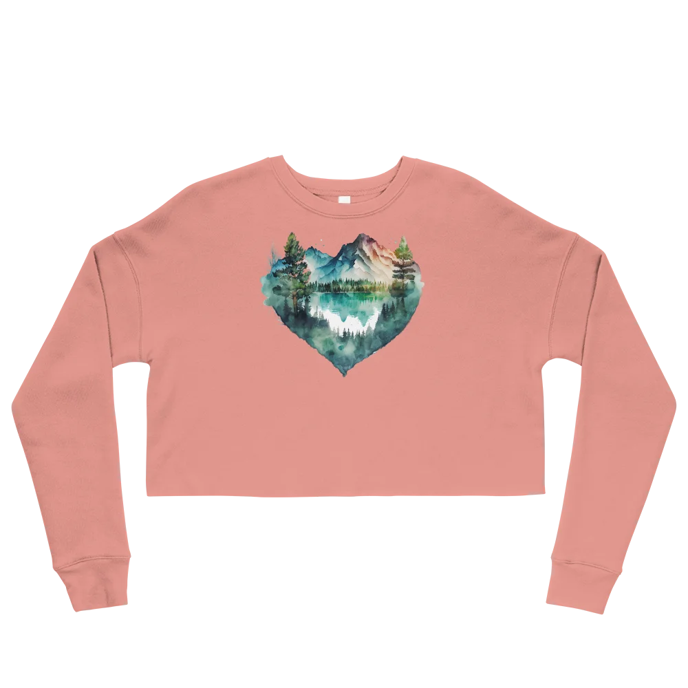 "Falling in Love with the Forest" Crop Sweatshirt
