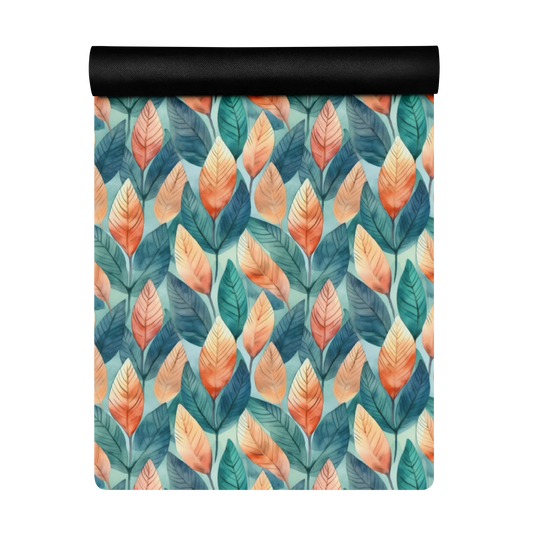 Leafy Minimalism Yoga Mat