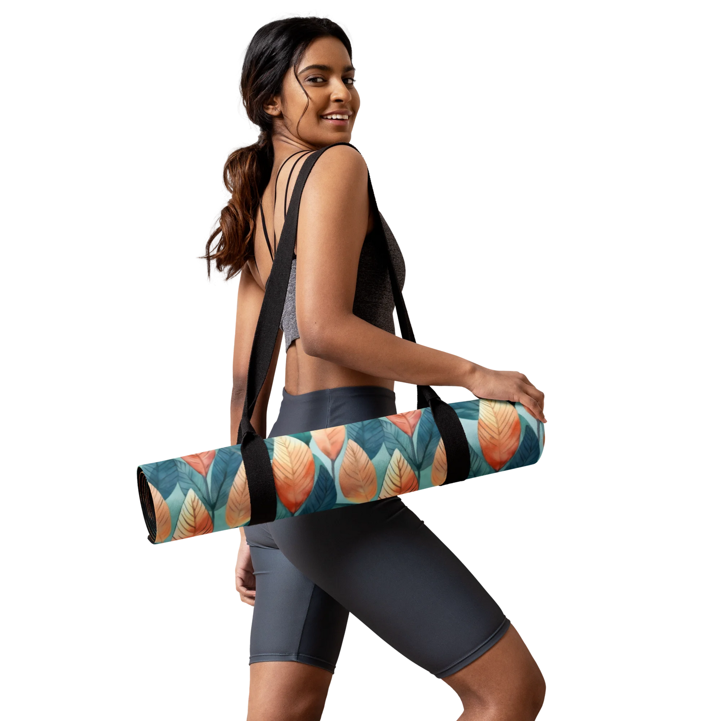Leafy Minimalism Yoga Mat