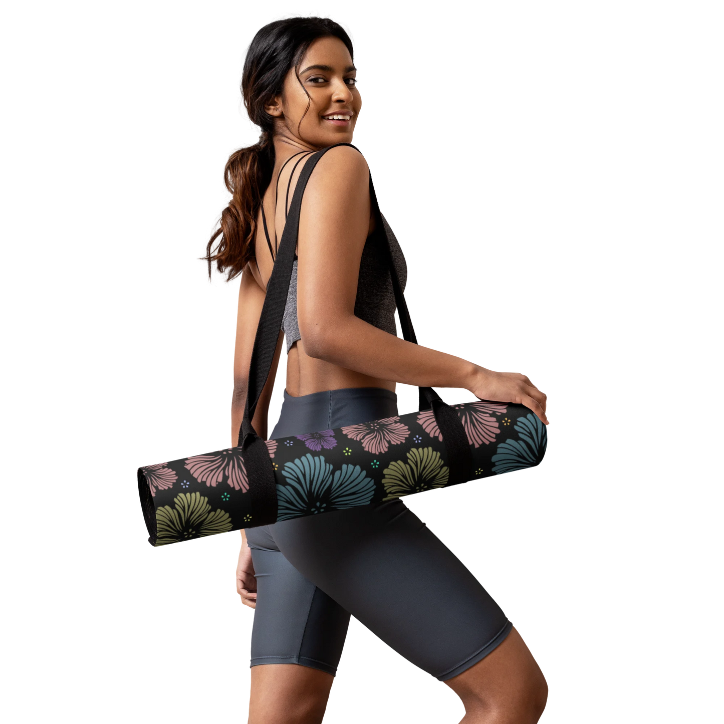 Clean Floral Vibes Yoga Mat