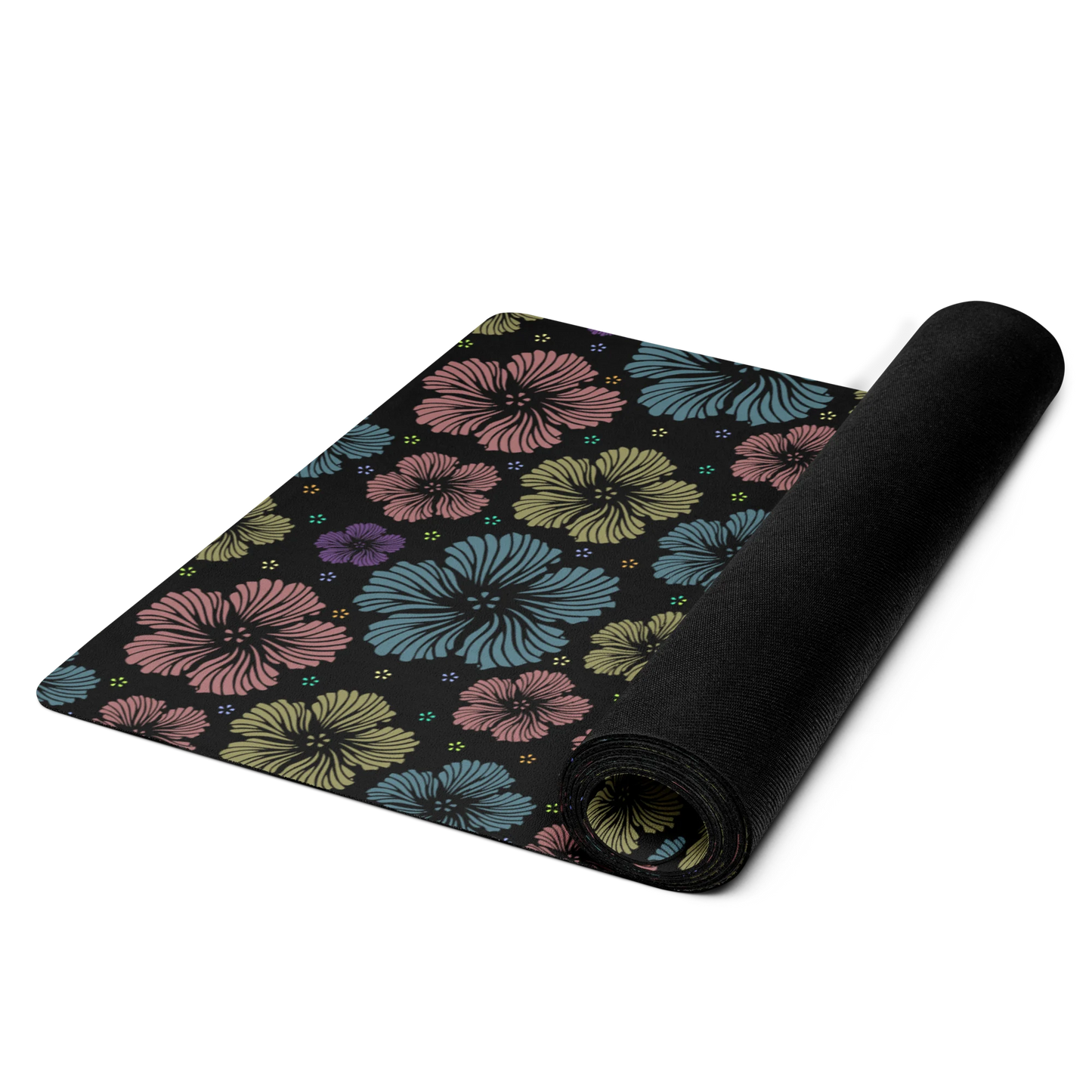 Clean Floral Vibes Yoga Mat