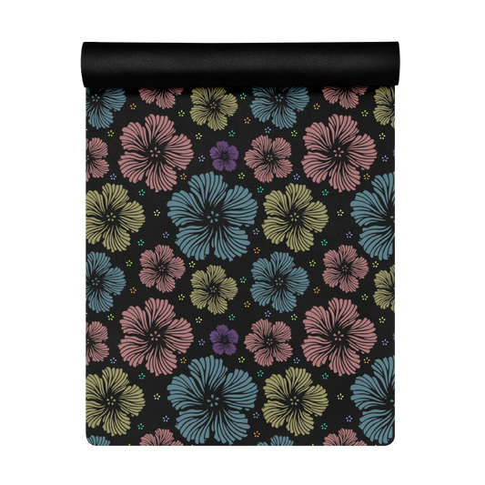 Clean Floral Vibes Yoga Mat