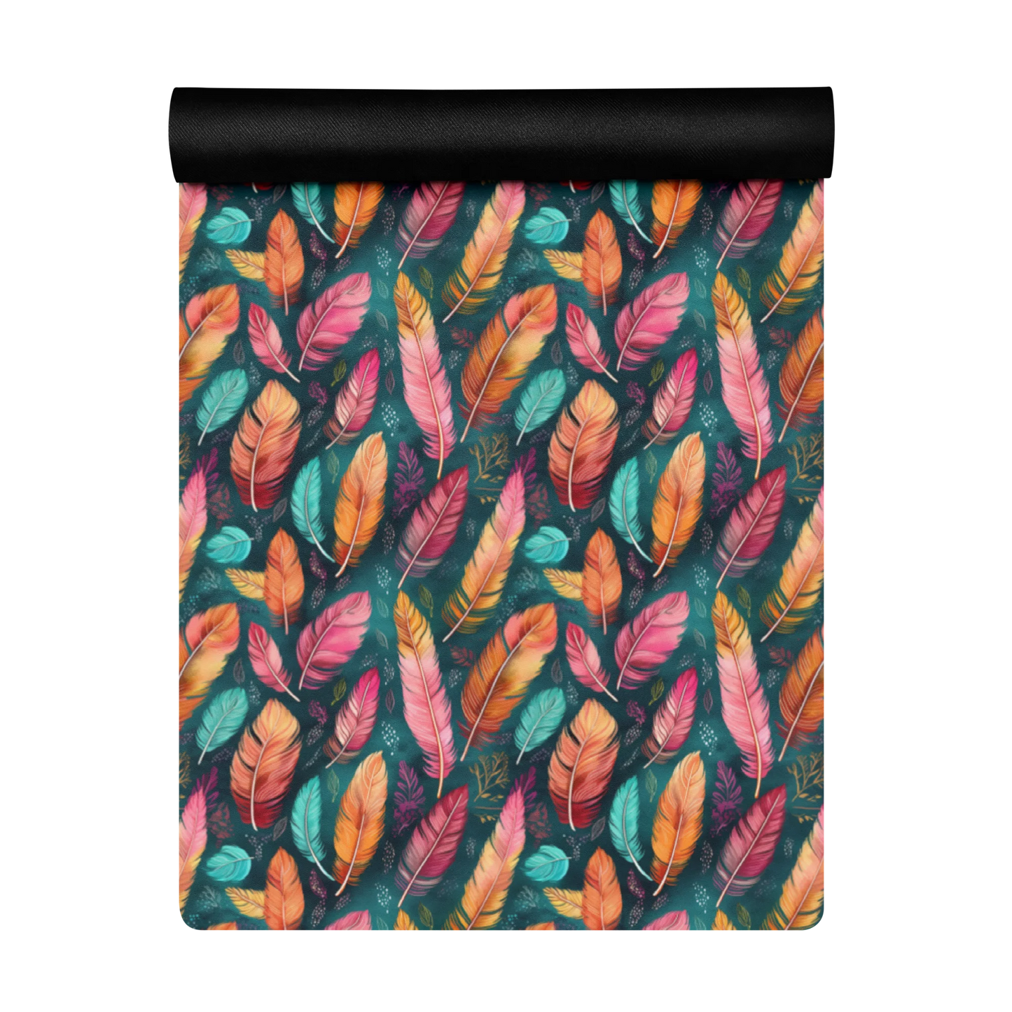 Wonderful Feathers Yoga Mat