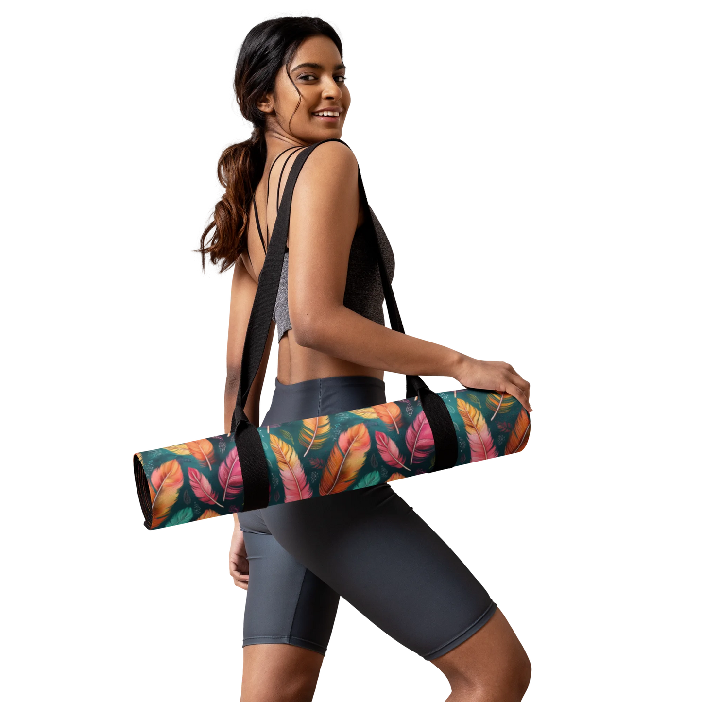 Wonderful Feathers Yoga Mat