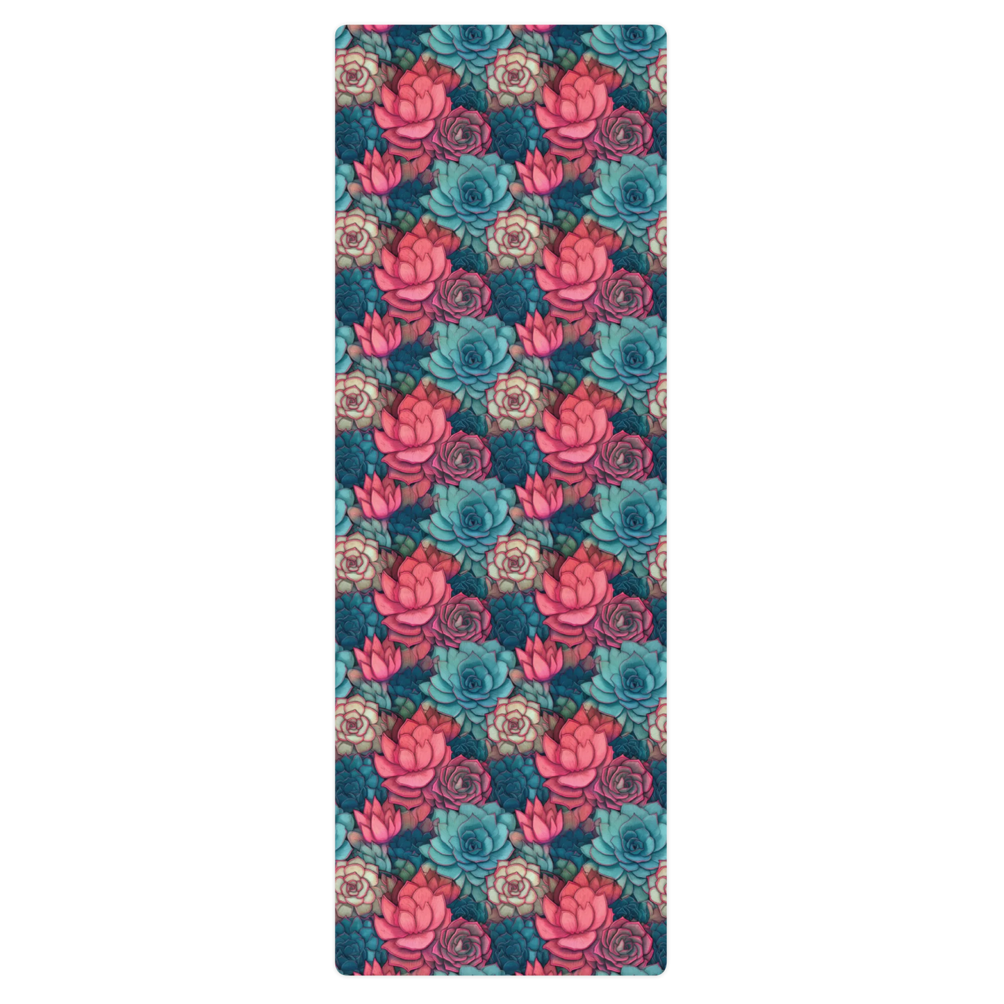 Bright Eternal Flowers Fantasy Yoga Mat