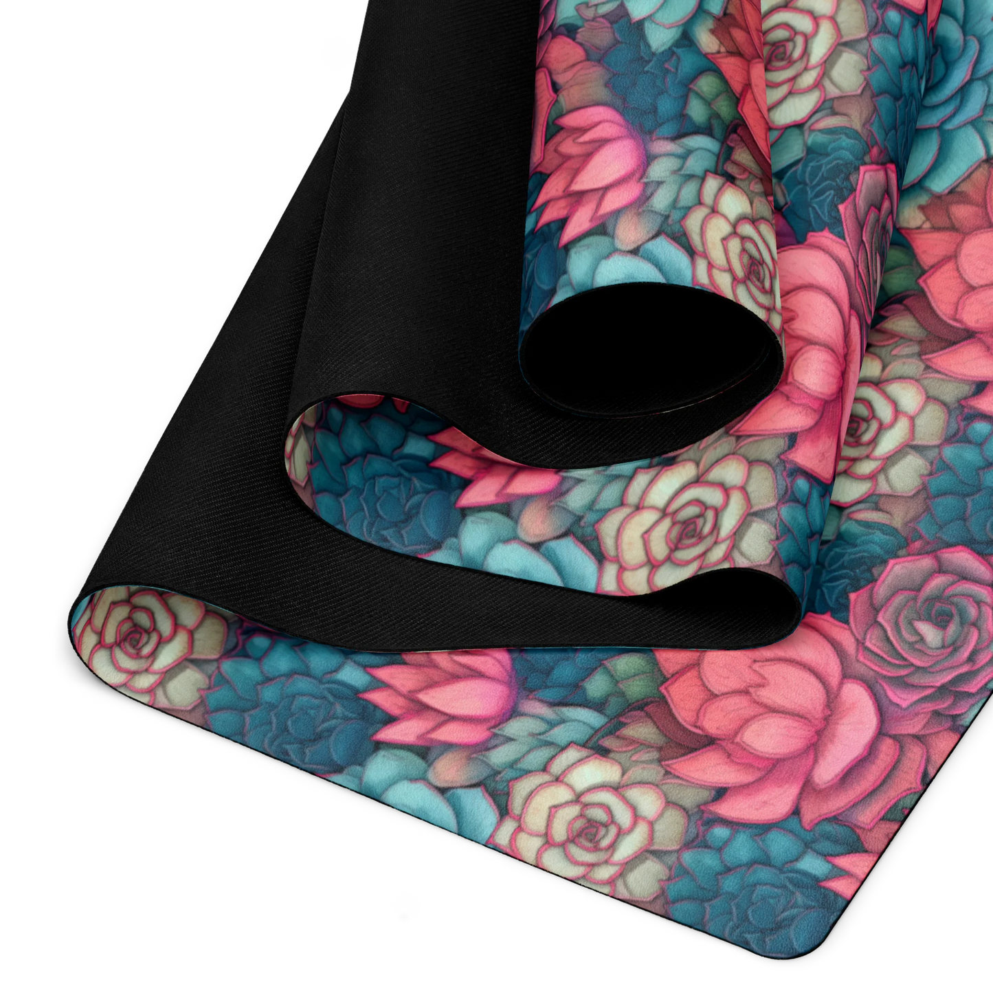 Bright Eternal Flowers Fantasy Yoga Mat