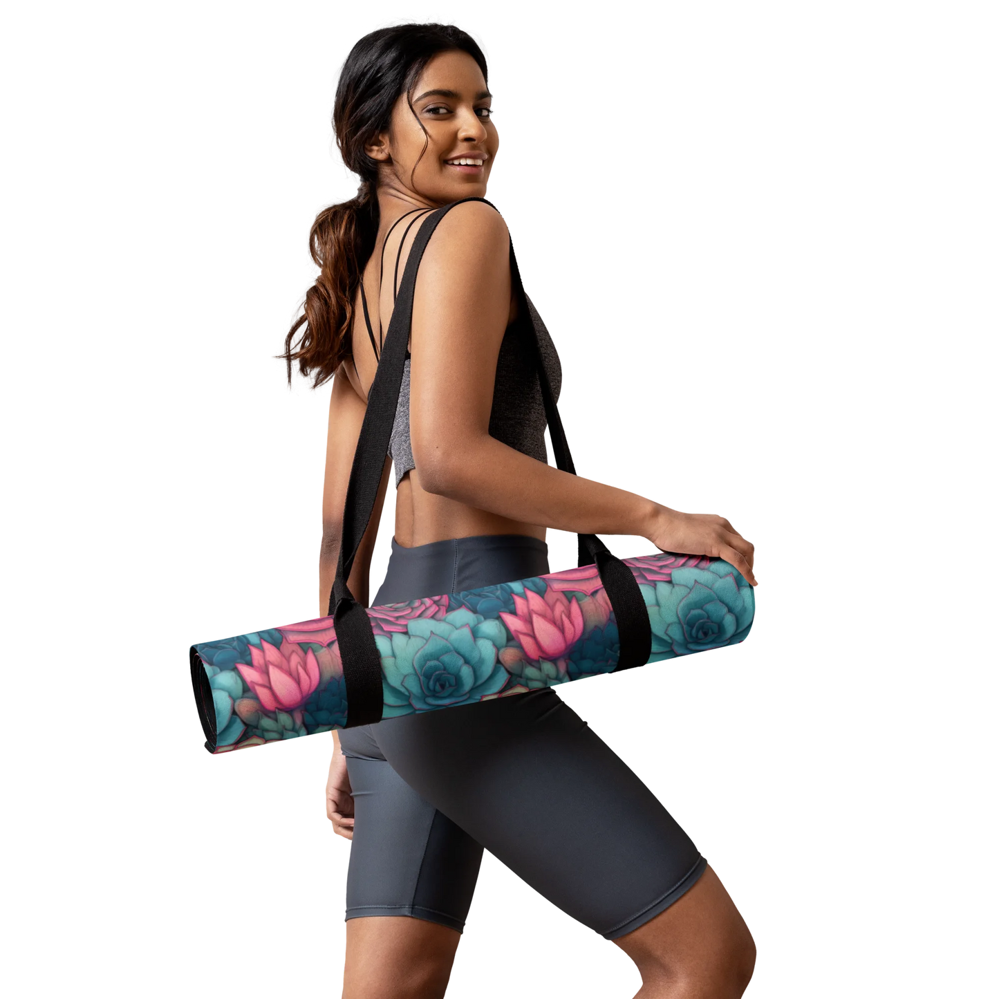 Bright Eternal Flowers Fantasy Yoga Mat