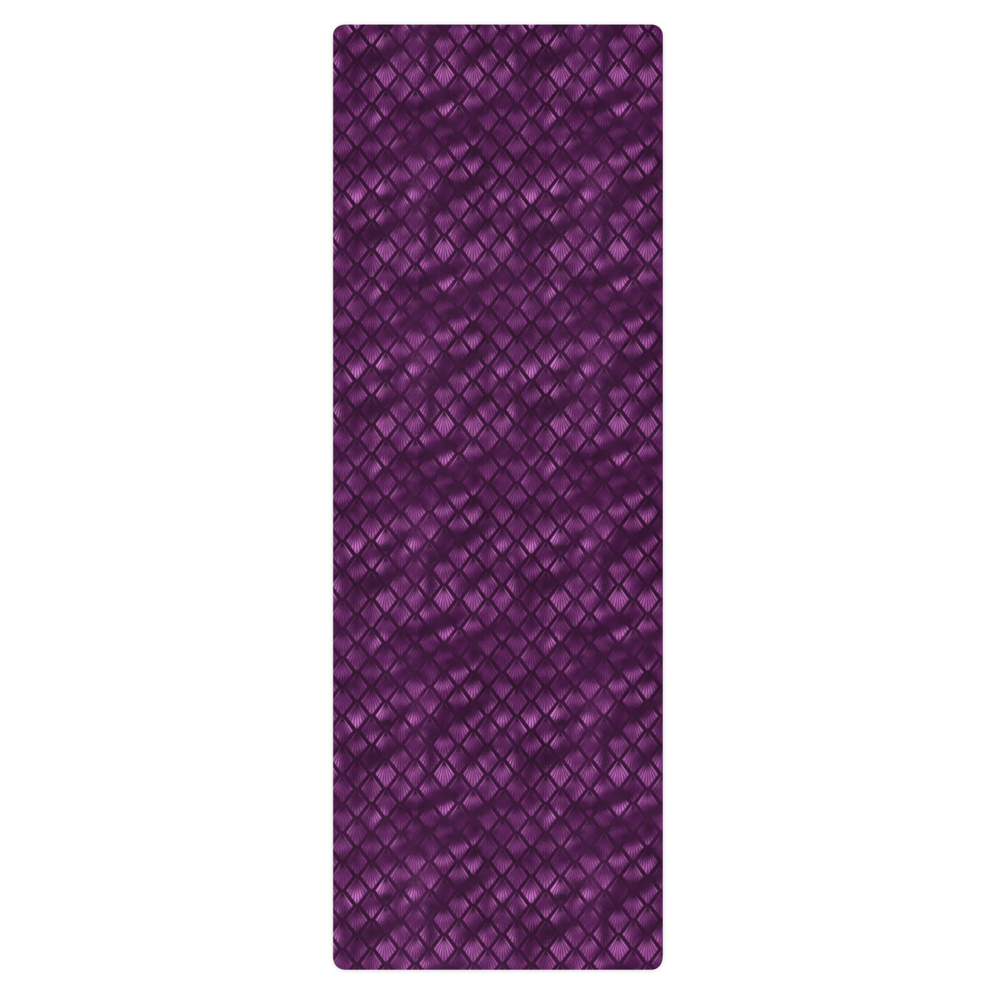 Violet Shadows Art Deco Ornament Yoga Mat