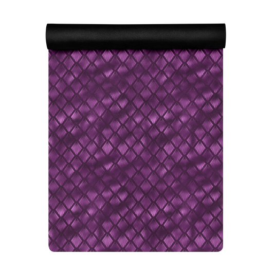 Violet Shadows Art Deco Ornament Yoga Mat