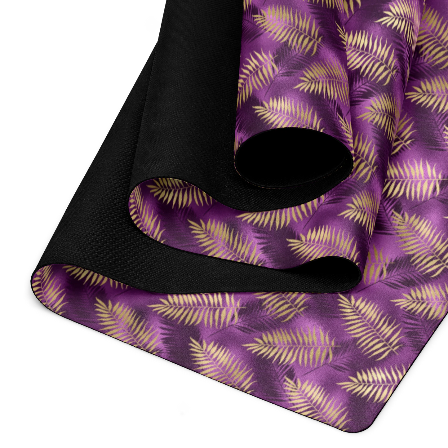 Violet & Gold Tropical Magic Yoga Mat