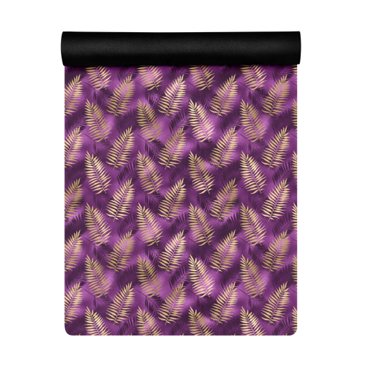 Violet & Gold Tropical Magic Yoga Mat