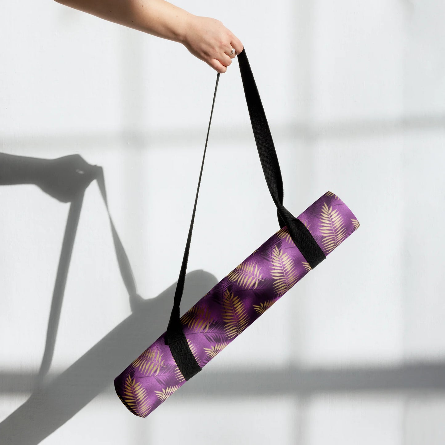 Violet & Gold Tropical Magic Yoga Mat