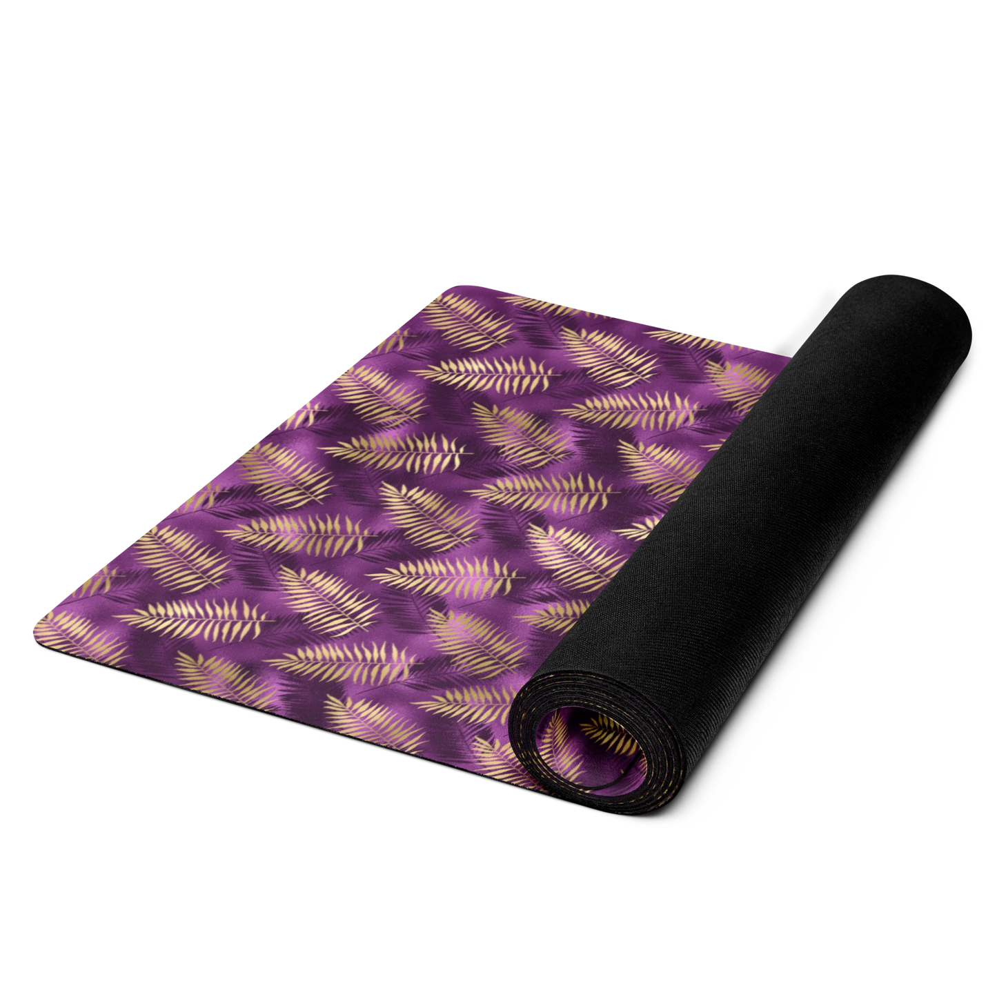 Violet & Gold Tropical Magic Yoga Mat