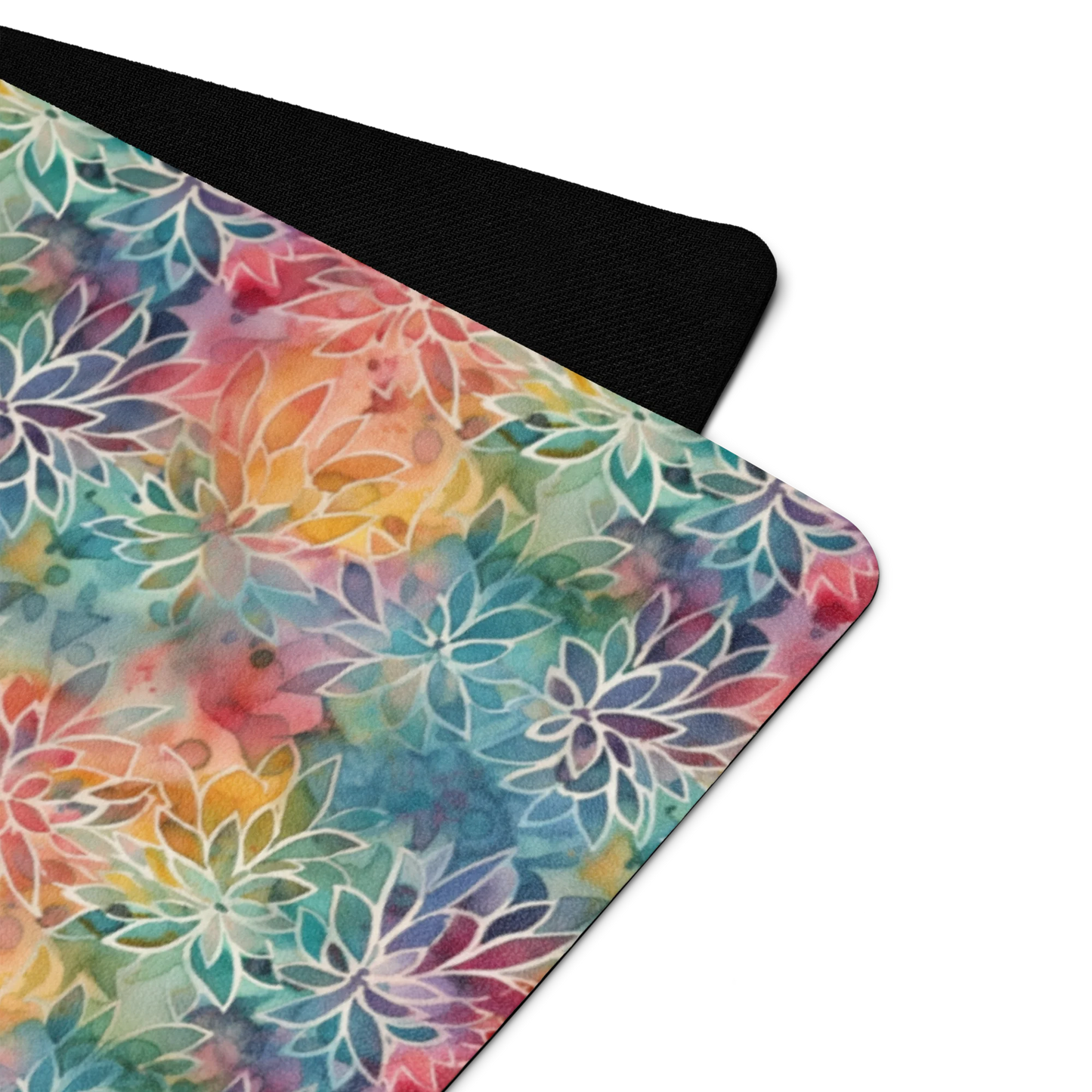 Colorful Summer Floral Abstraction Yoga Mat