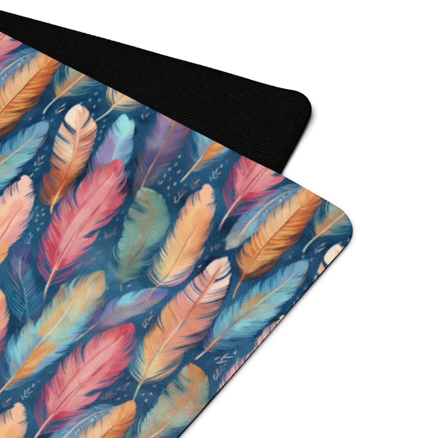 Dance of Wild Birds` Feathers Yoga Mat